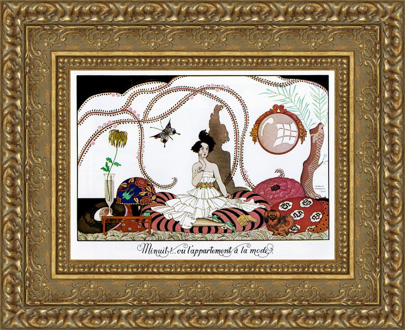 Midnight Or The Fashionable Apartment - George Barbier