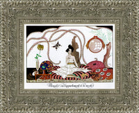 Silver frame