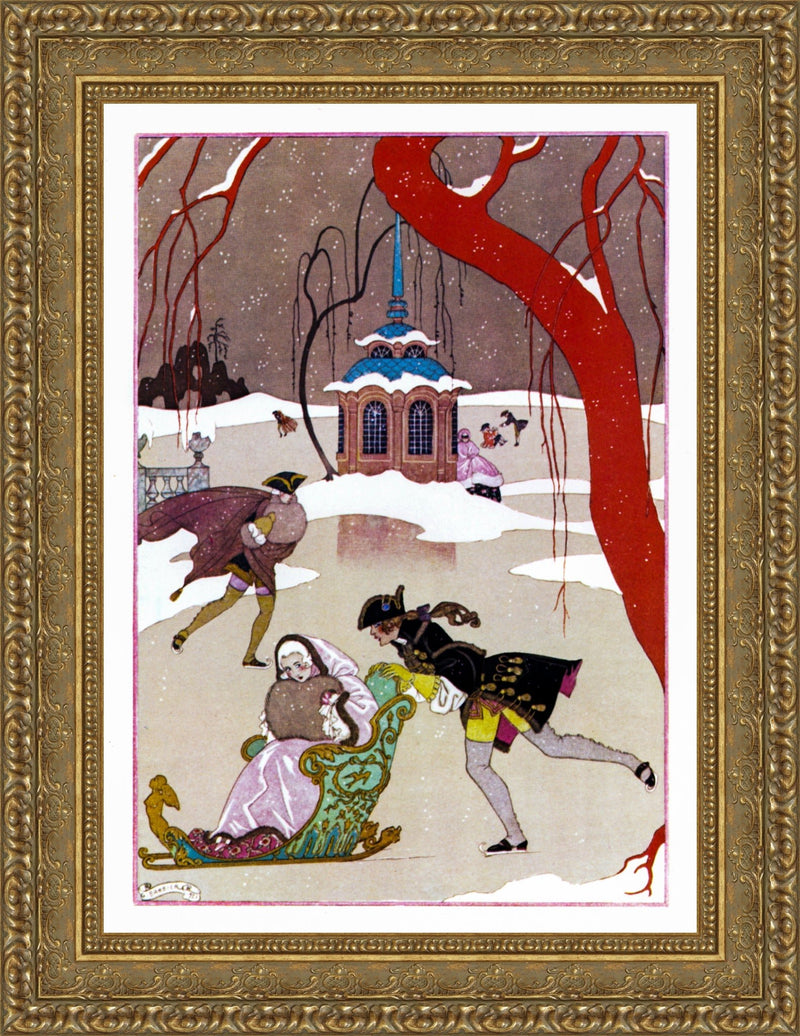 Skating (Le Patinage) – George Barbier, 1923