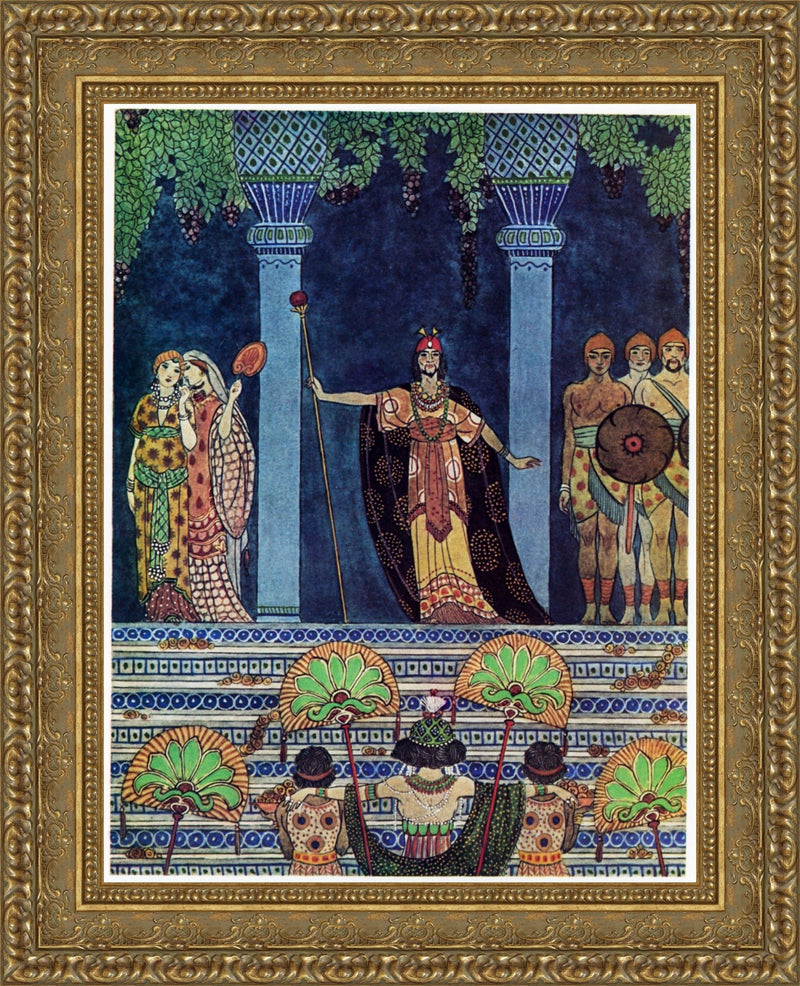 Solomon And The Queen Of Sheba - George Barbier
