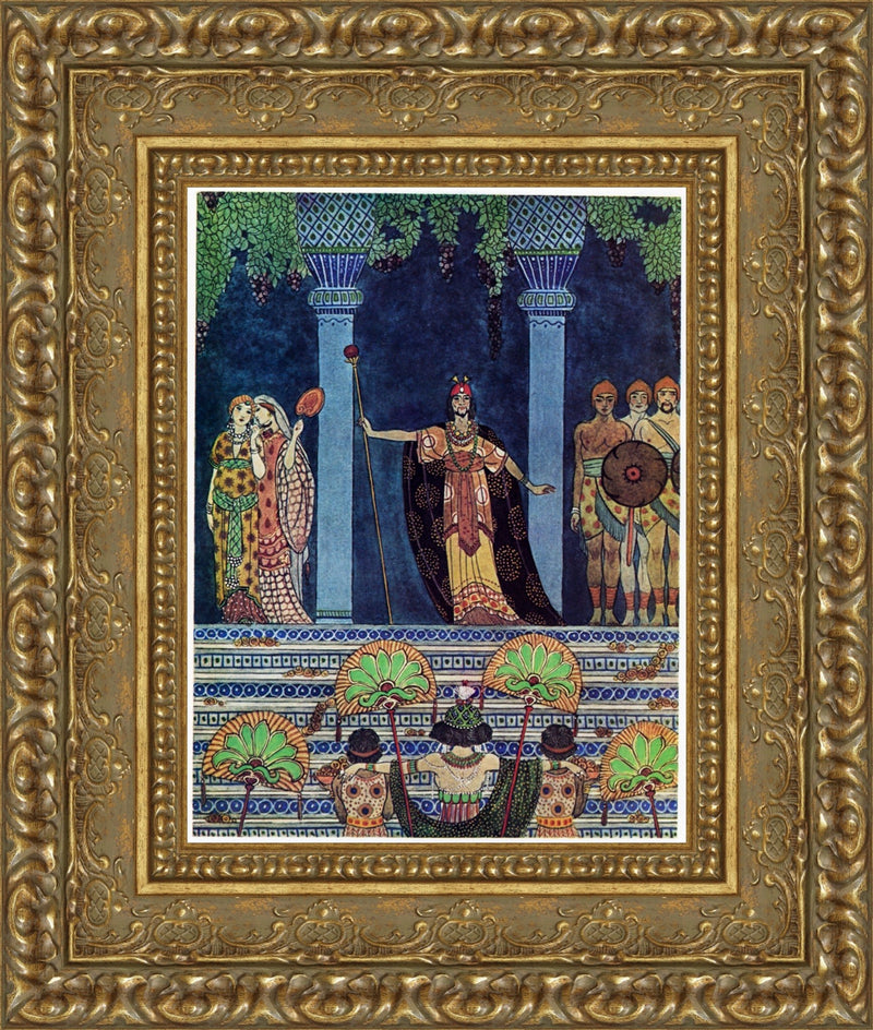 Solomon And The Queen Of Sheba - George Barbier