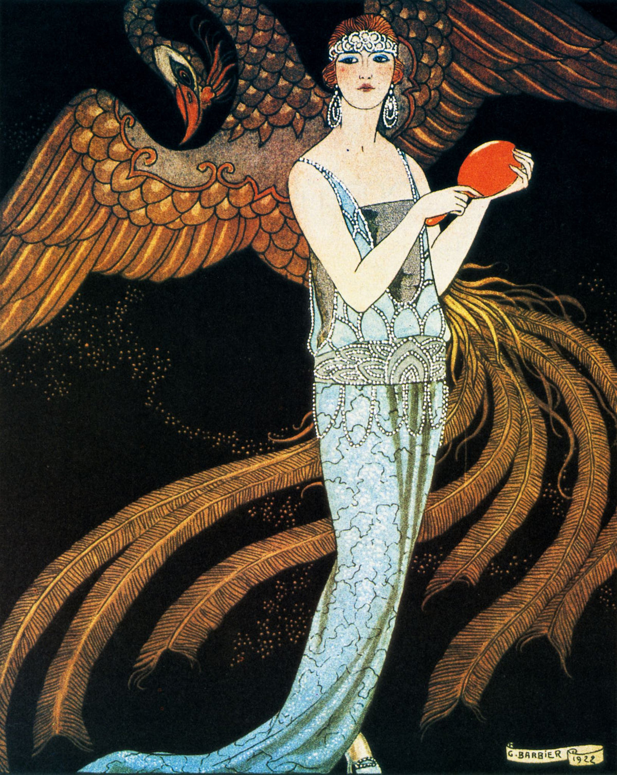 Spells (Sortilèges) – George Barbier, 1922, framed