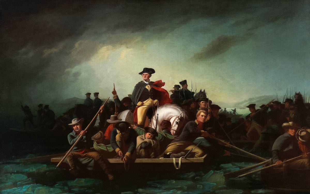 Washington Crossing The Delaware – George Caleb Bingham, 1856-1871, framed