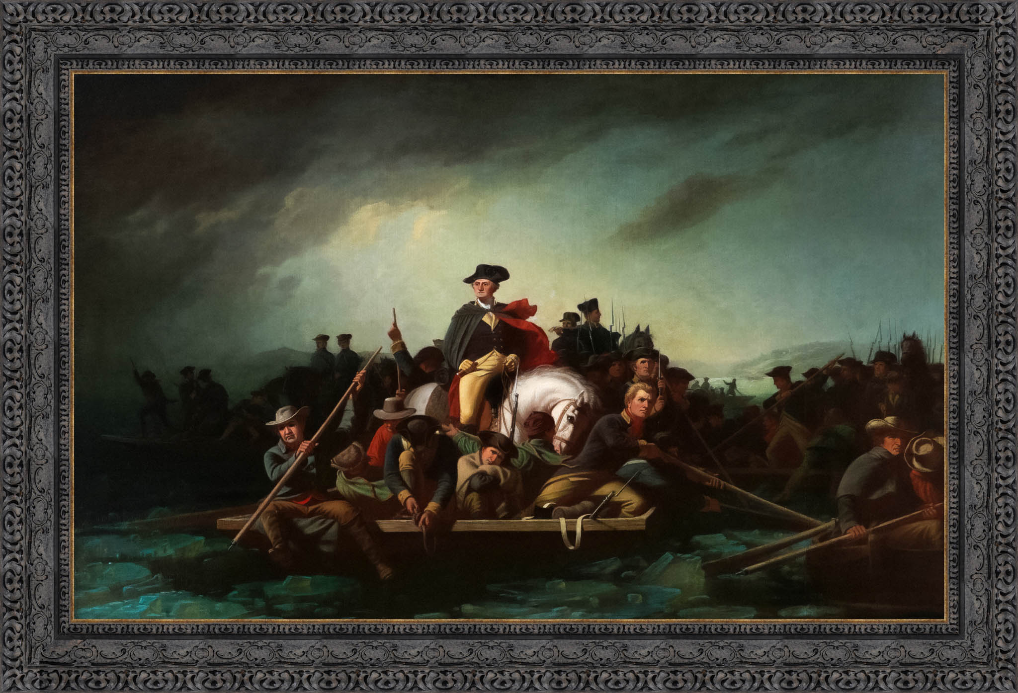 Washington Crossing The Delaware – George Caleb Bingham, 1856 - 1871 - Canvas Classics
