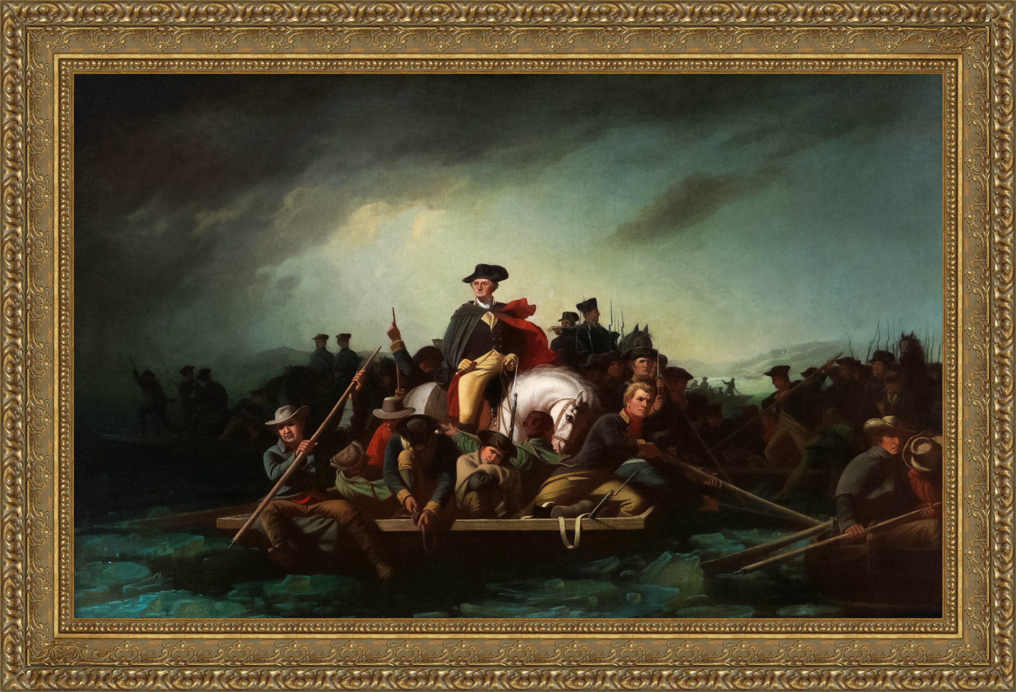 Washington Crossing The Delaware – George Caleb Bingham, 1856 - 1871 - Canvas Classics