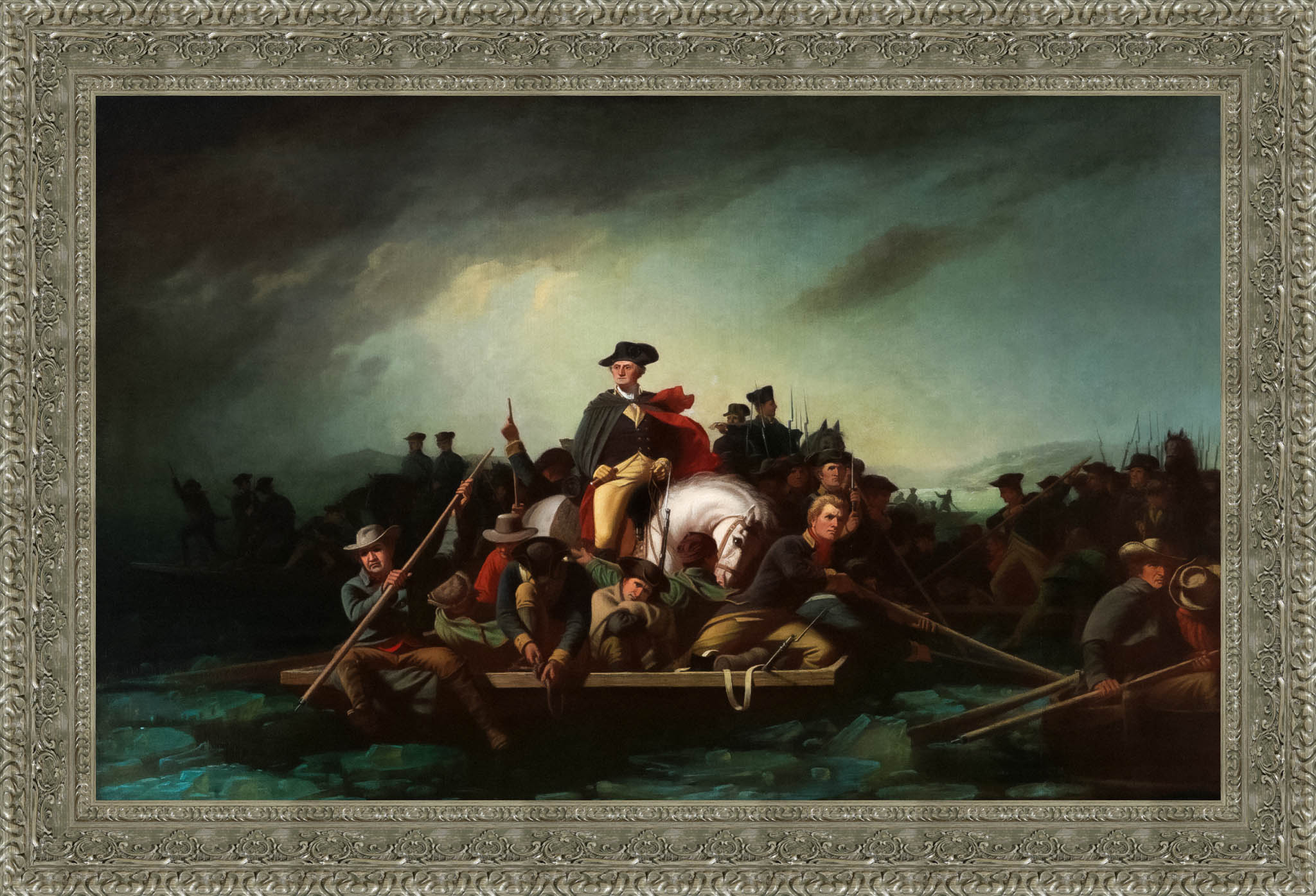 Washington Crossing The Delaware – George Caleb Bingham, 1856 - 1871 - Canvas Classics