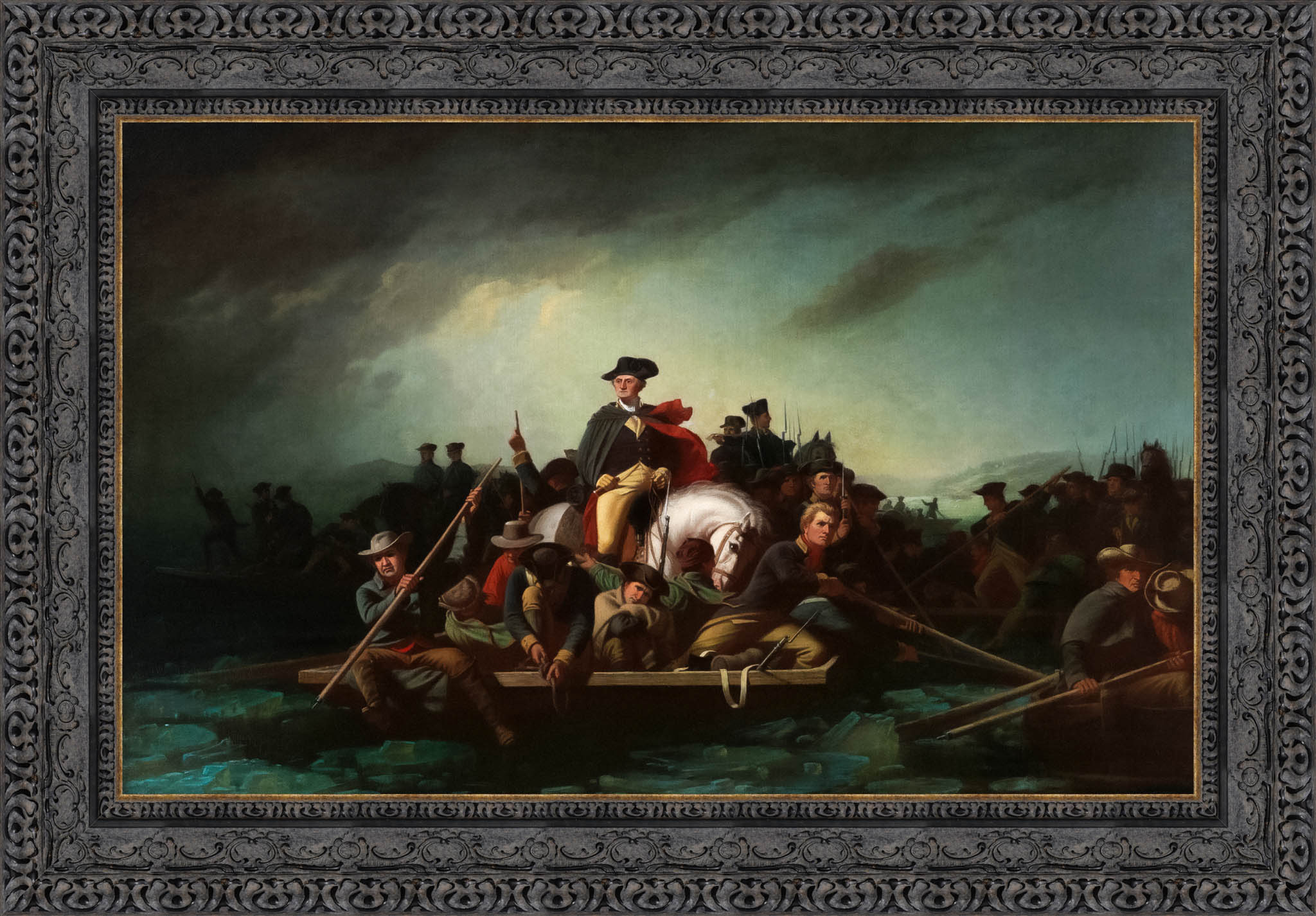 Washington Crossing The Delaware – George Caleb Bingham, 1856 - 1871 - Canvas Classics