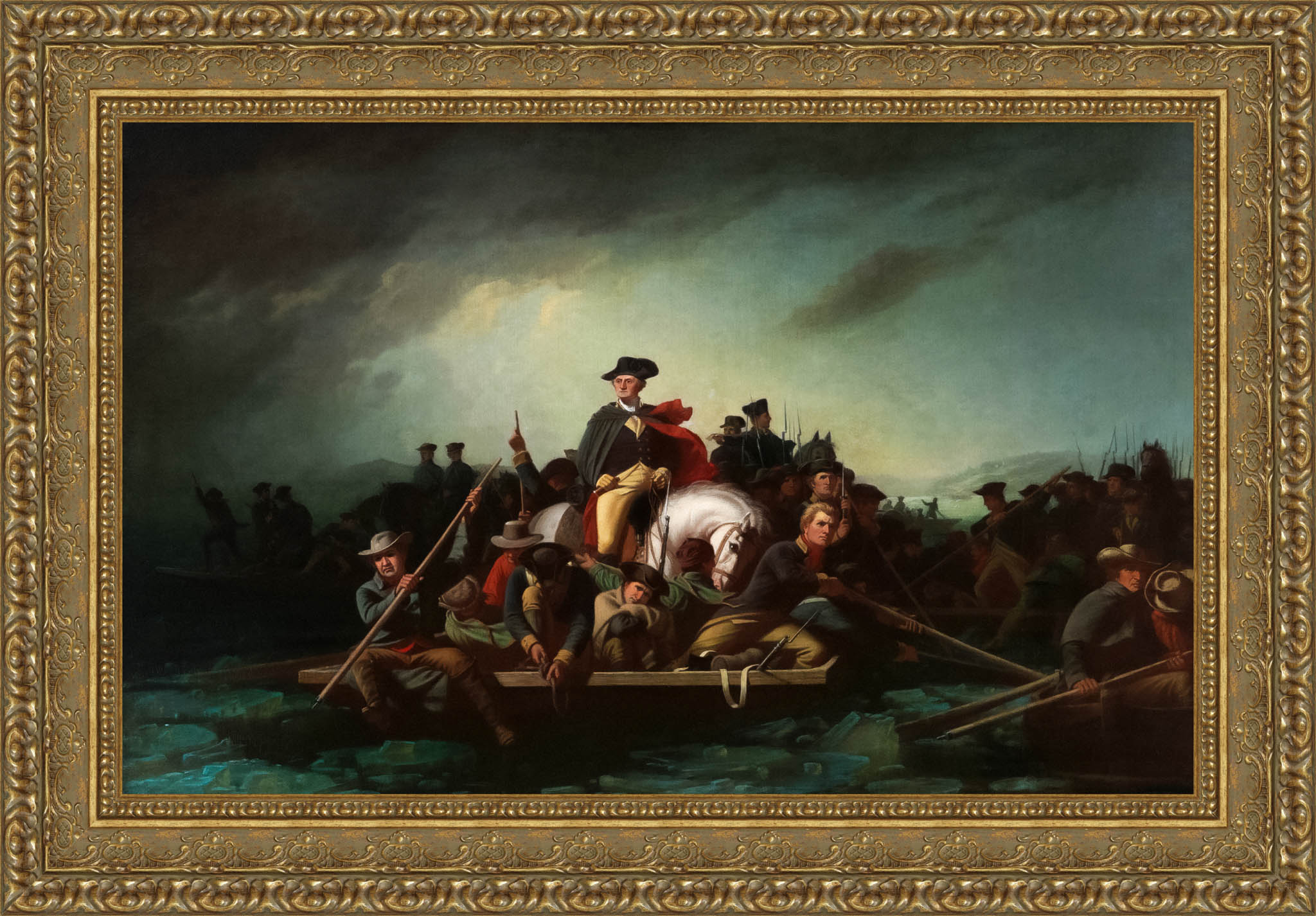 Washington Crossing The Delaware – George Caleb Bingham, 1856 - 1871 - Canvas Classics