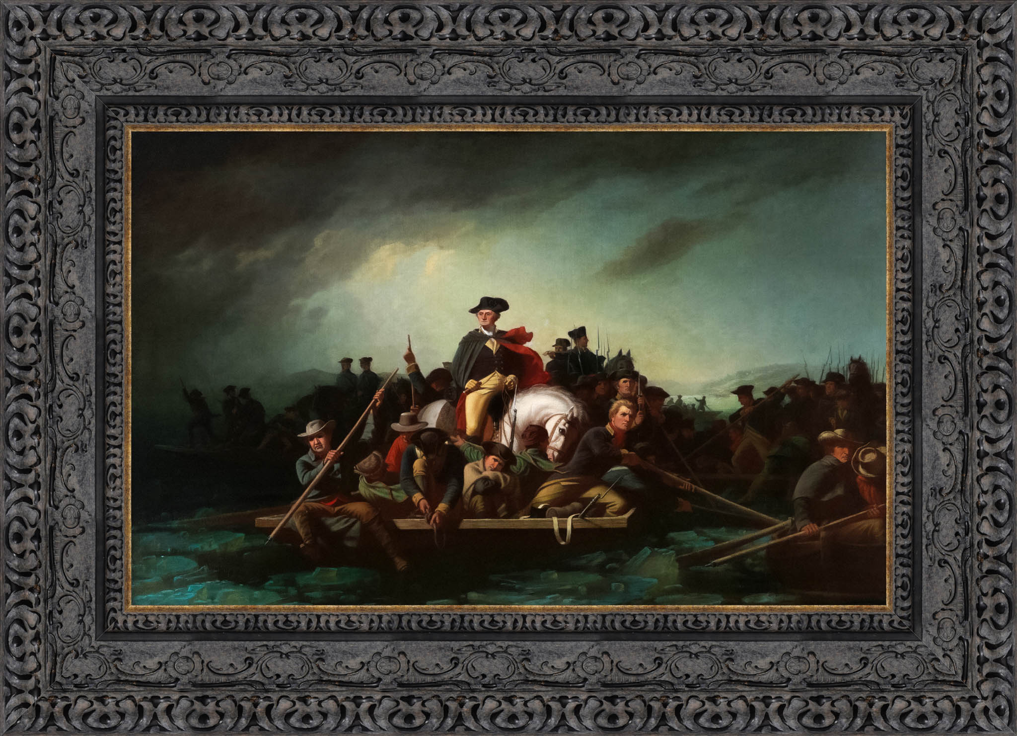 Washington Crossing The Delaware – George Caleb Bingham, 1856 - 1871 - Canvas Classics
