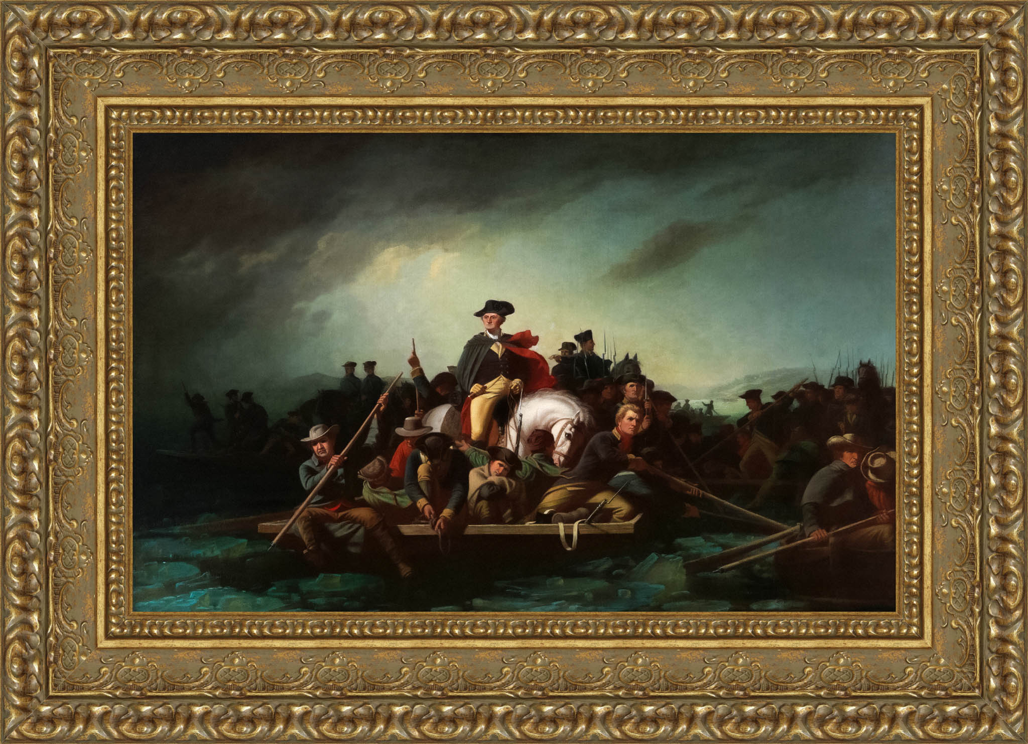 Washington Crossing The Delaware – George Caleb Bingham, 1856 - 1871 - Canvas Classics