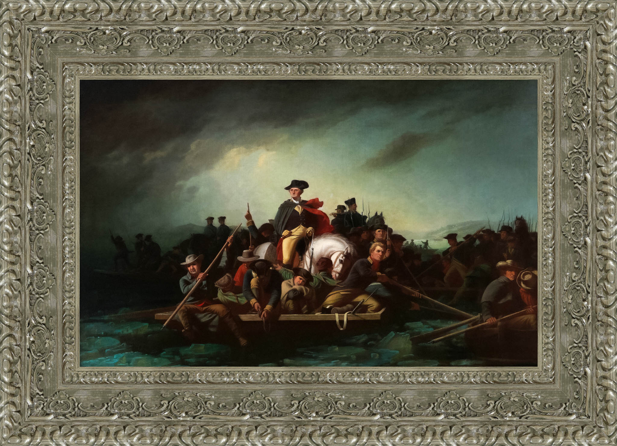 Washington Crossing The Delaware – George Caleb Bingham, 1856 - 1871 - Canvas Classics