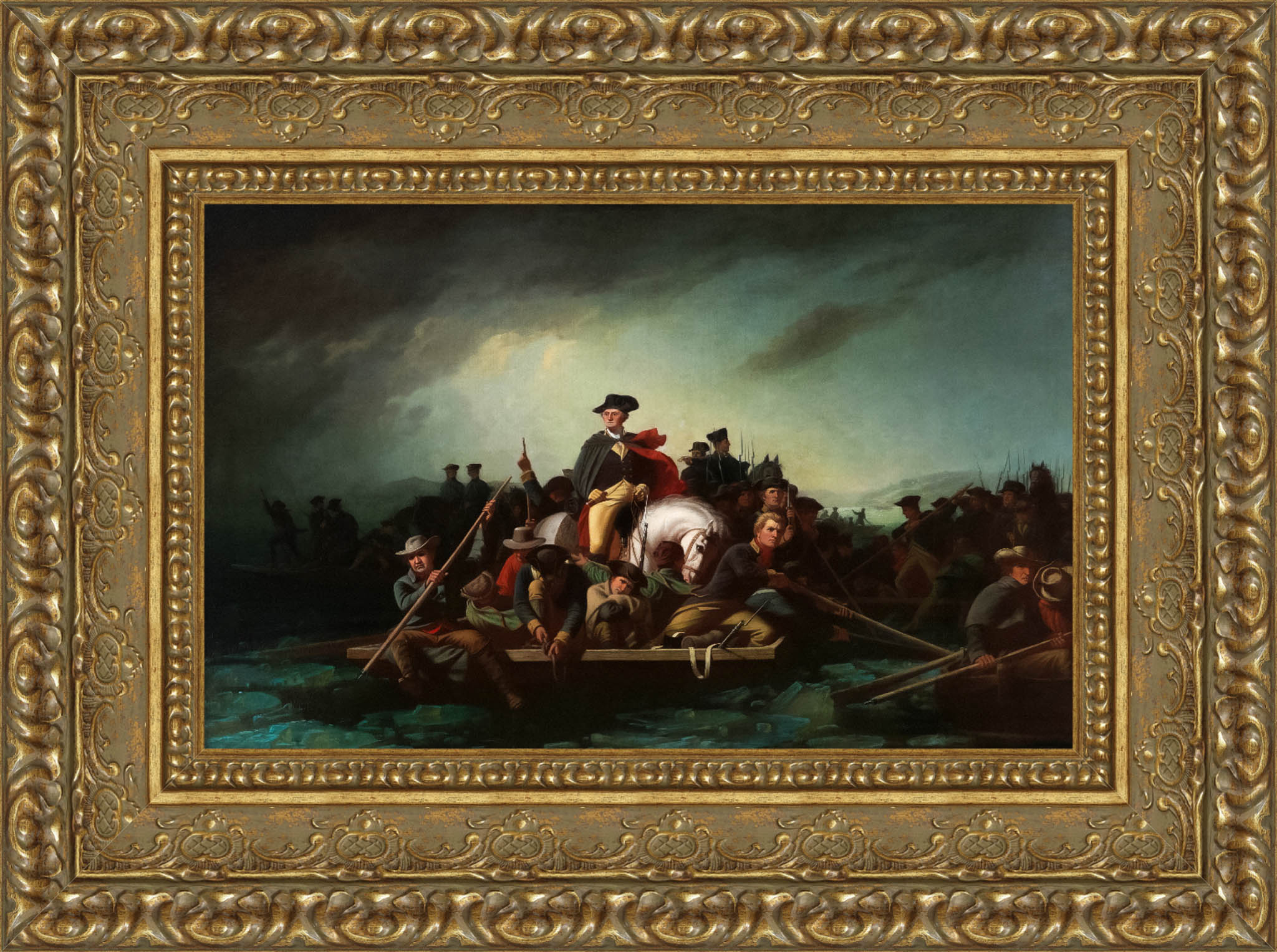 Washington Crossing The Delaware – George Caleb Bingham, 1856 - 1871 - Canvas Classics