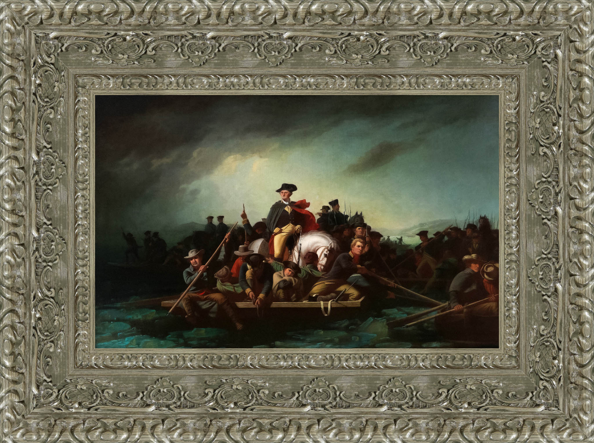 Washington Crossing The Delaware – George Caleb Bingham, 1856 - 1871 - Canvas Classics