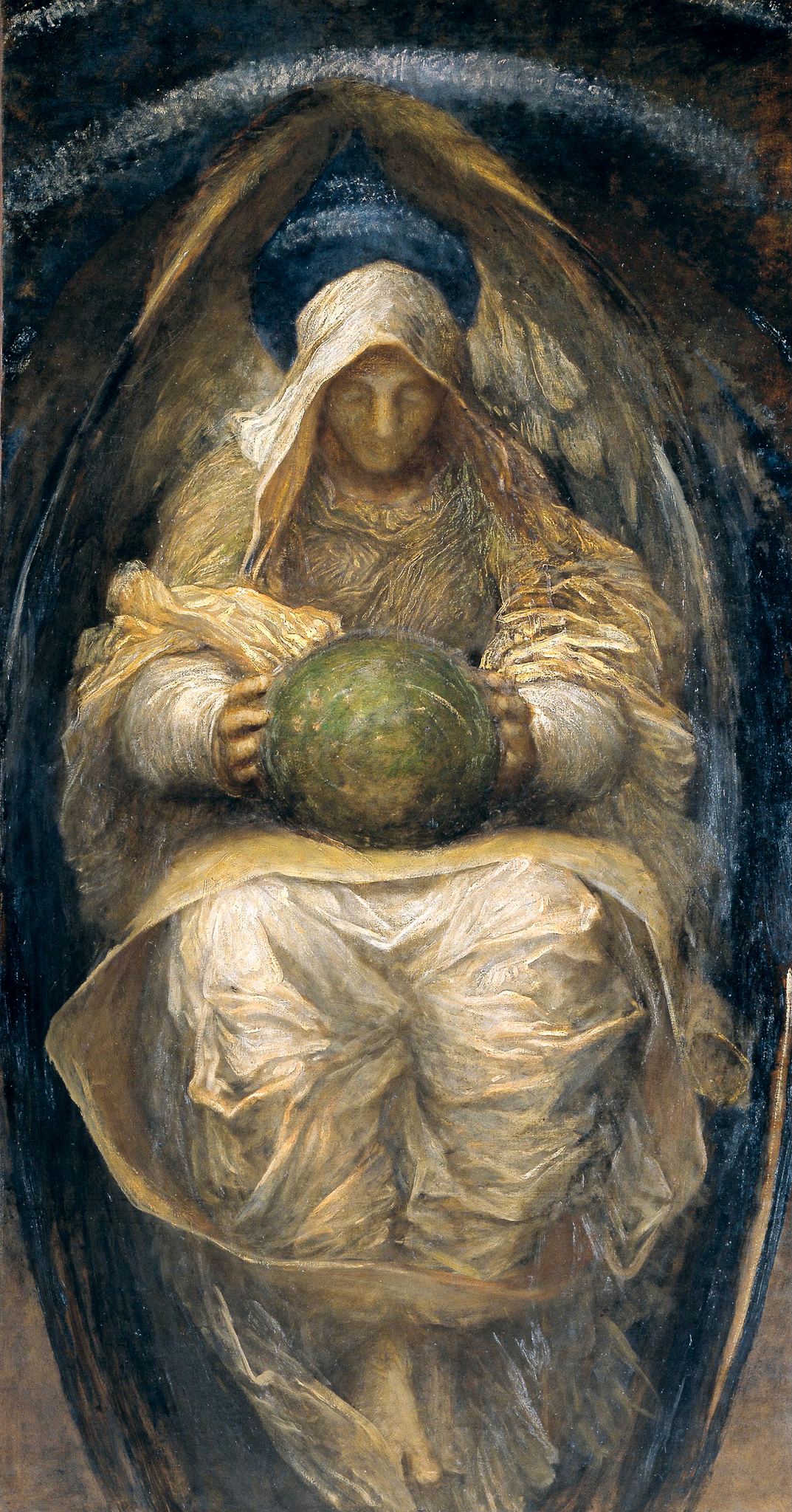 The All Pervading – George Frederick Watts, 1888-1890, framed