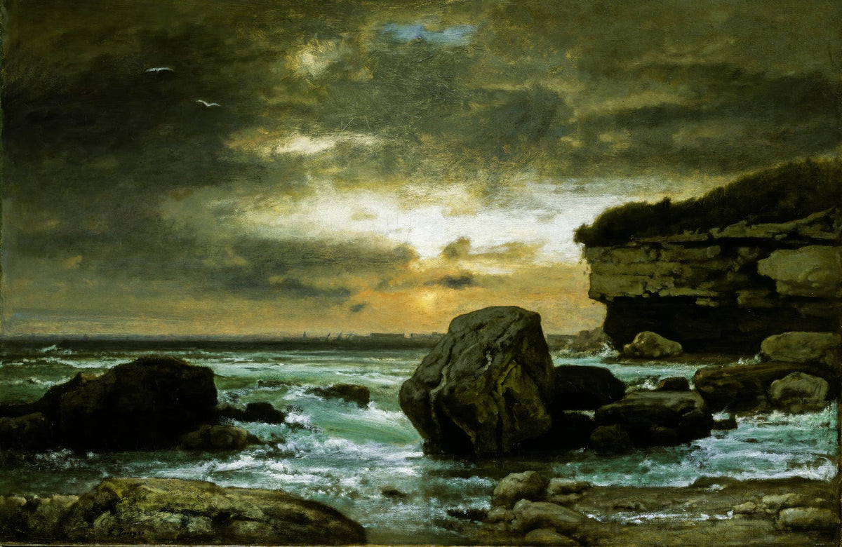 A Marine – George Inness, 1867, framed