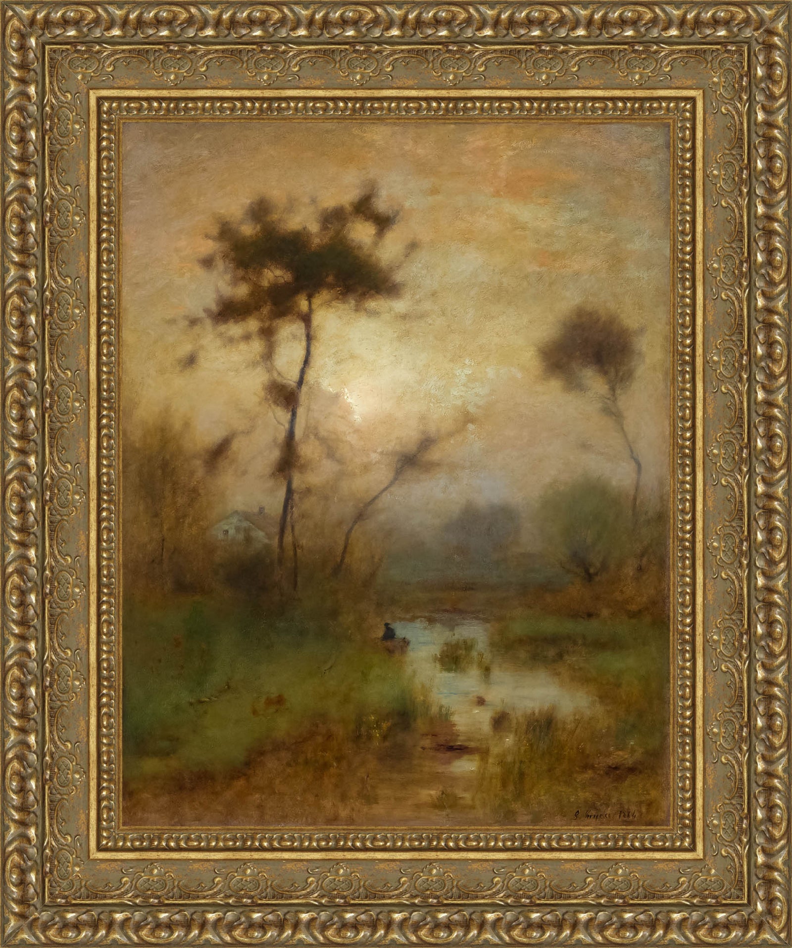 A Silver Morning – George Inness, 1892