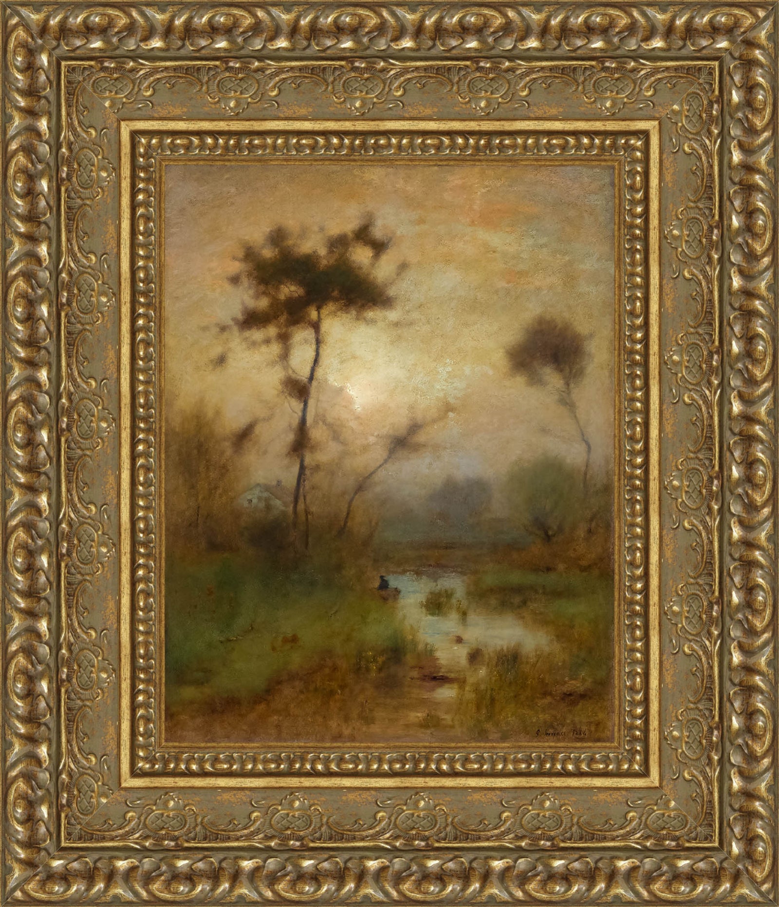 A Silver Morning – George Inness, 1892