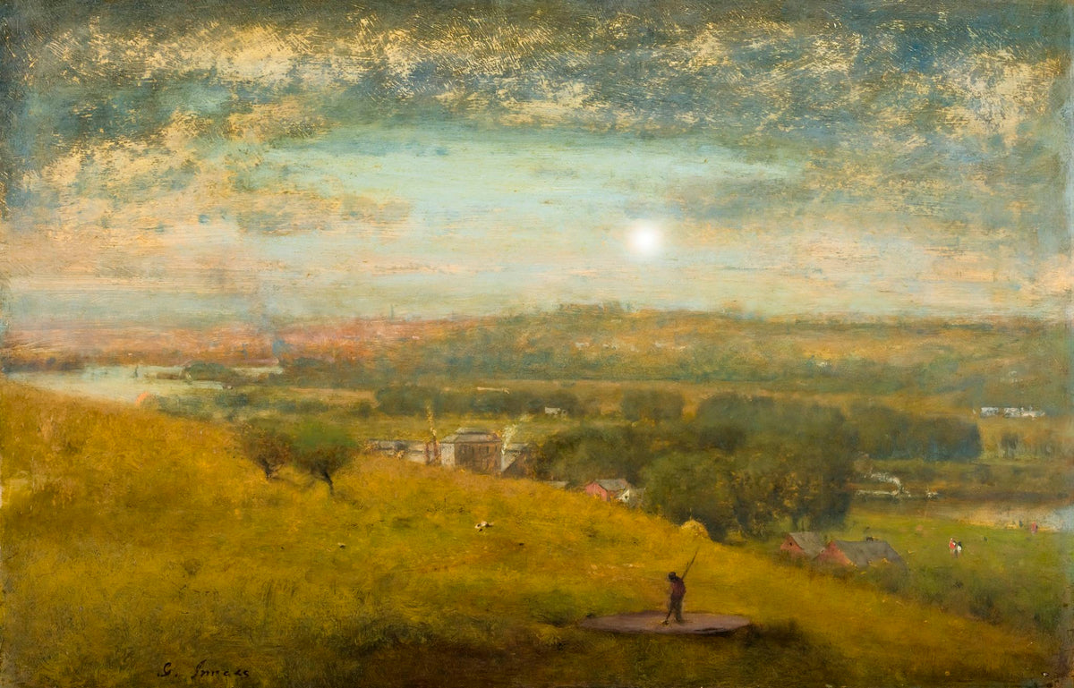 Delaware Valley – George Inness, 1865, framed