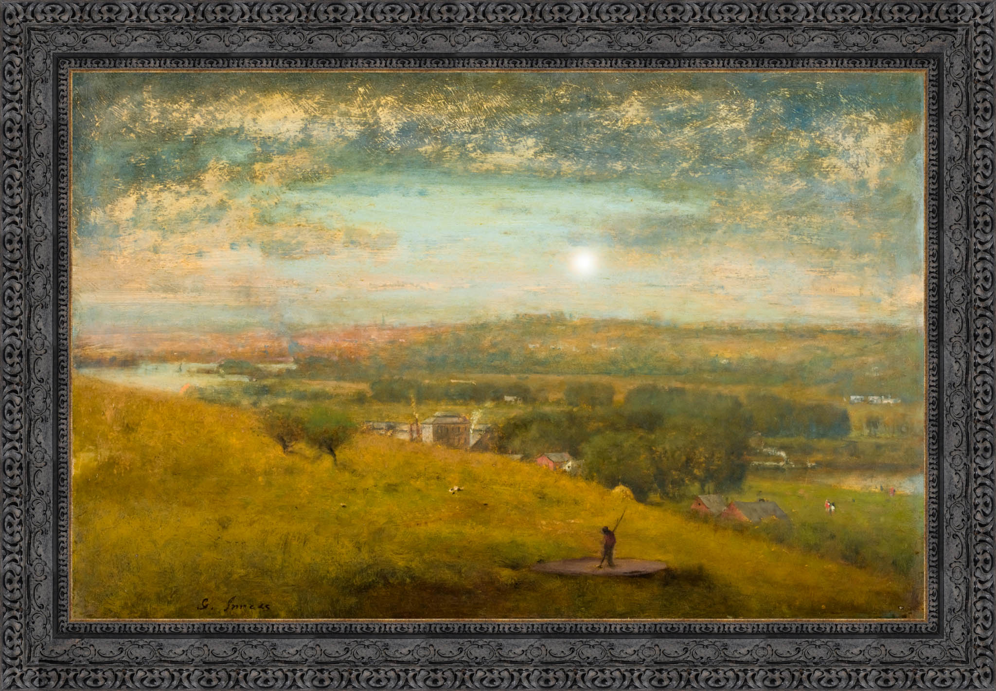 Delaware Valley by George Inness — Framed Giclee Canvas Print | Canvas Classics