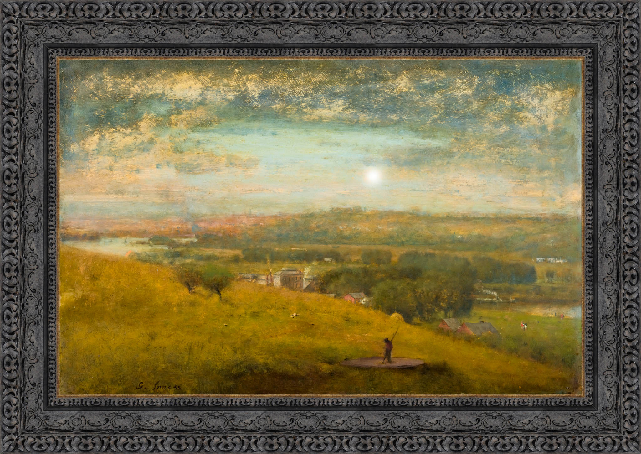 Delaware Valley by George Inness — Framed Giclee Canvas Print | Canvas Classics