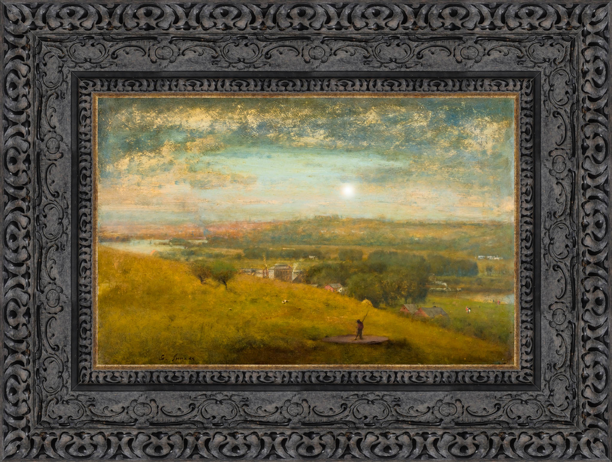 Delaware Valley by George Inness — Framed Giclee Canvas Print | Canvas Classics