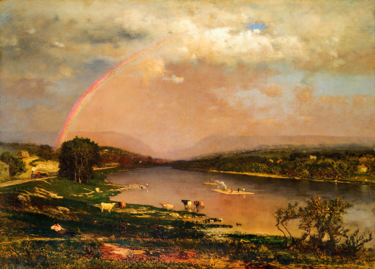 Delaware Water Gap – George Inness, 1861, framed