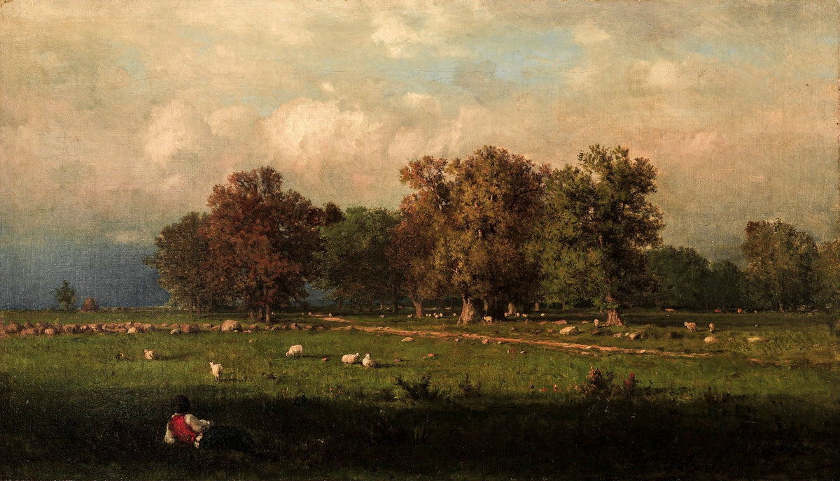 Durham, Connecticut – George Inness, 1875, framed