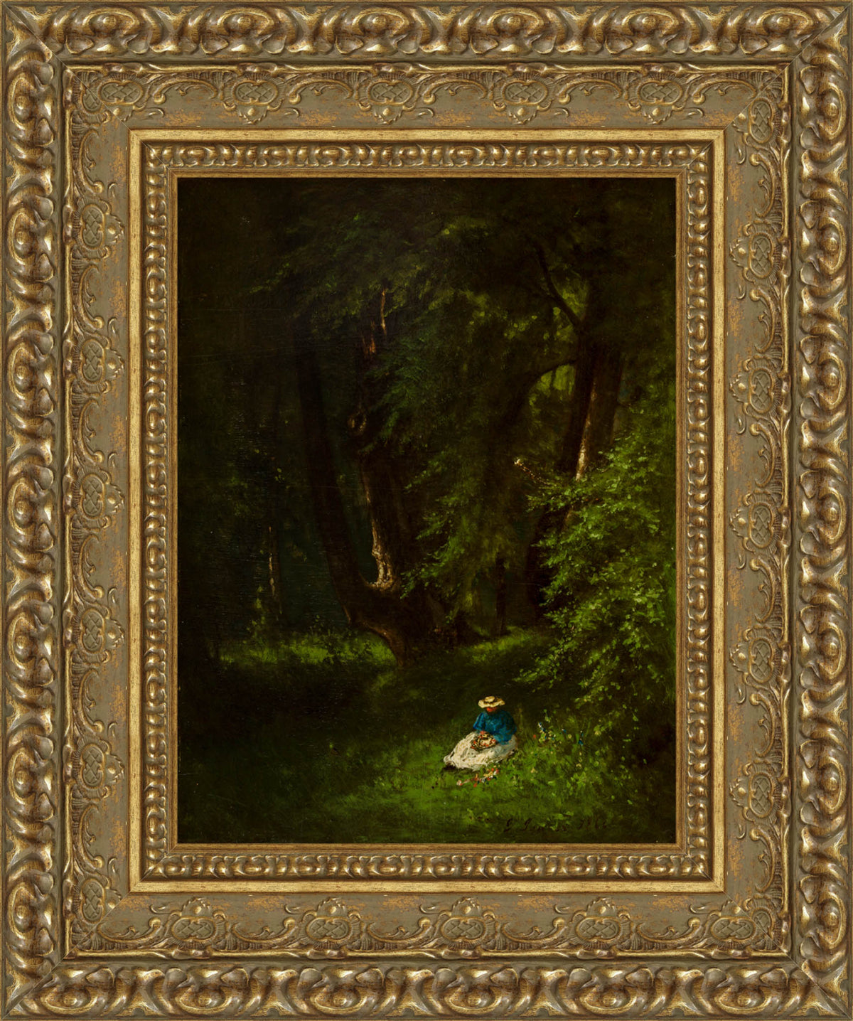 In The Woods – George Inness, 1864