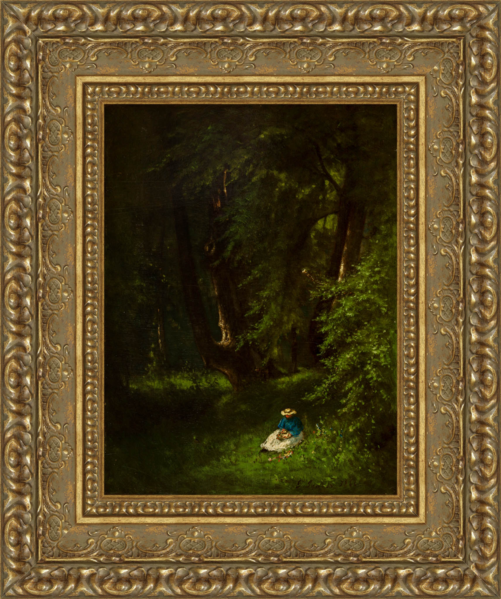 In The Woods – George Inness, 1864 - Canvas Classics