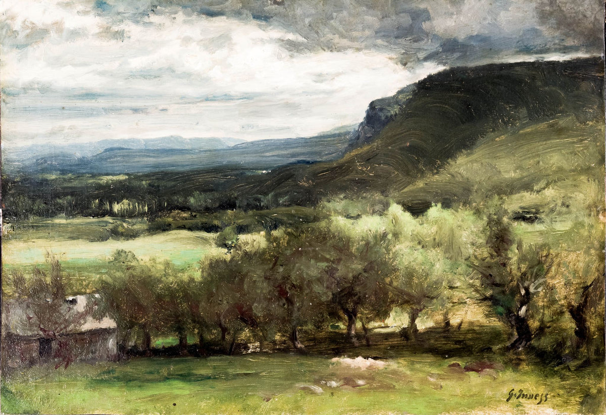 Montclair New Jersey – George Inness, c. 1890s, framed