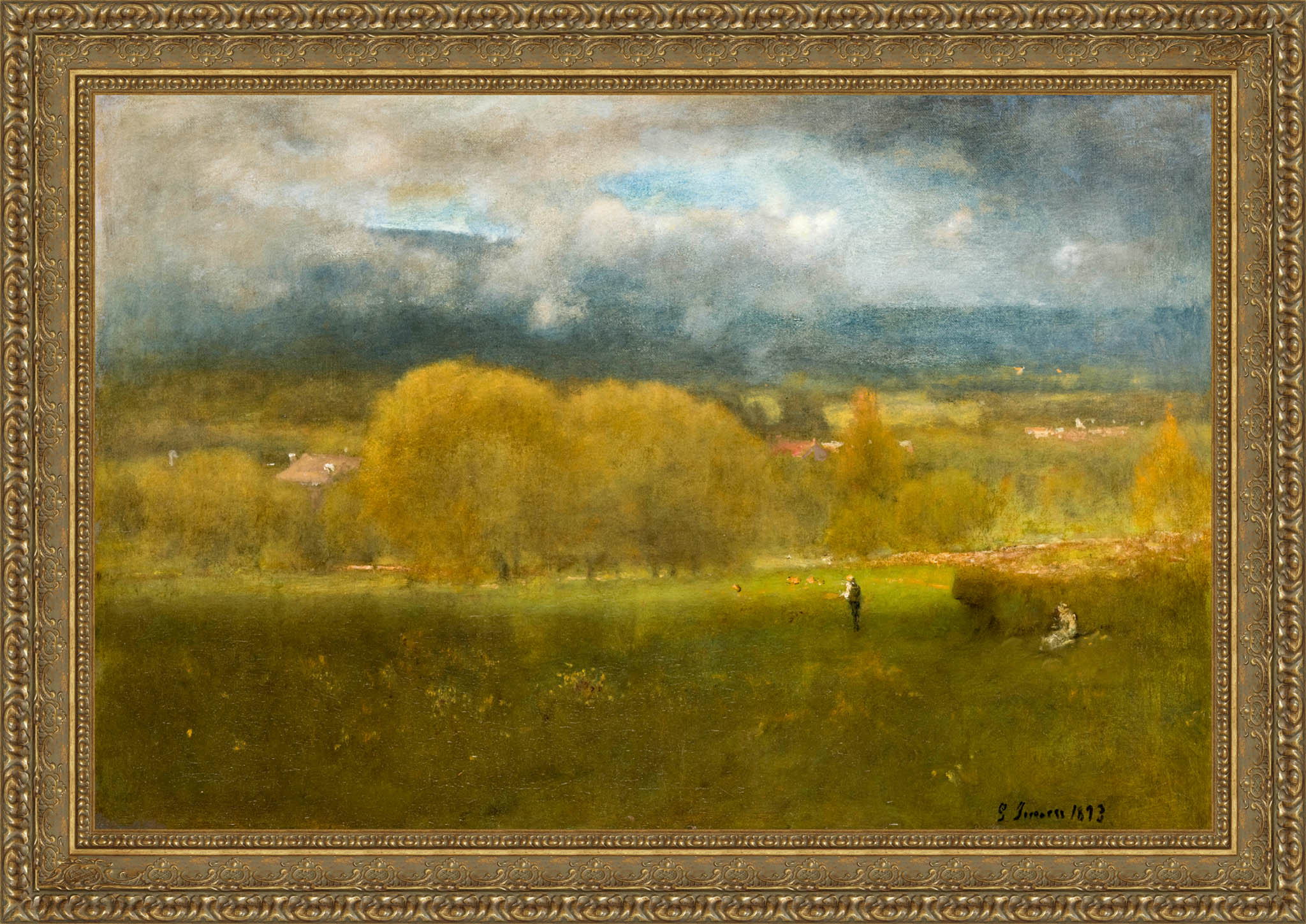 Sunlit Valley – George Inness, 1879 - Canvas Classics