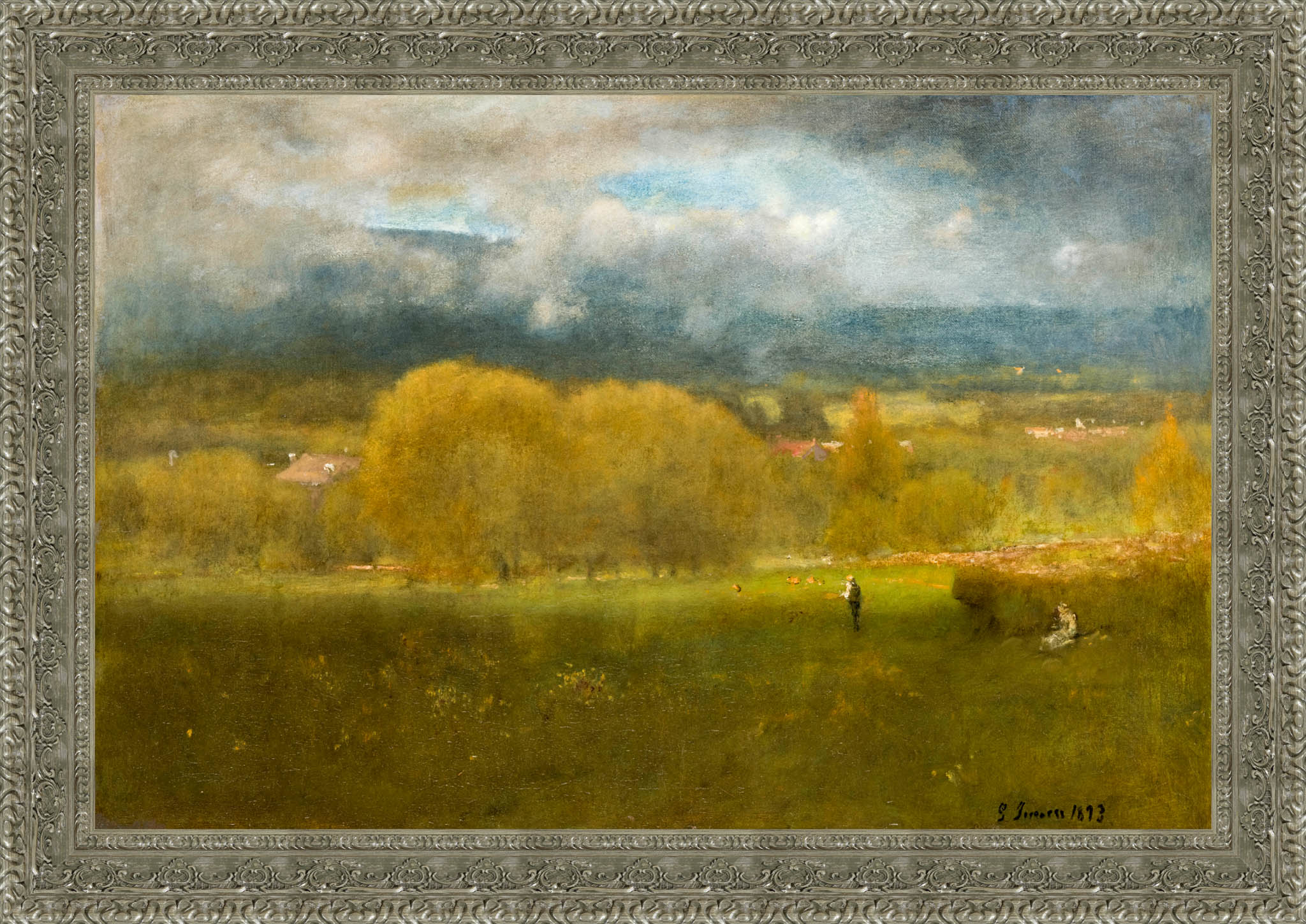 Sunlit Valley – George Inness, 1879 - Canvas Classics