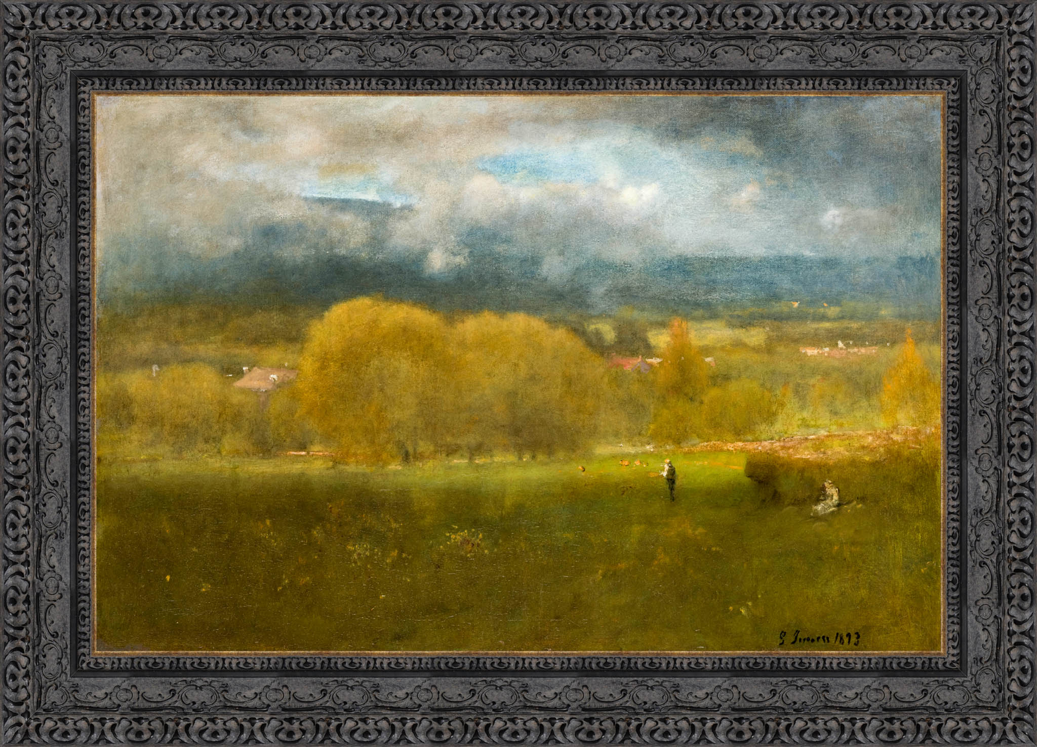 Sunlit Valley – George Inness, 1879 - Canvas Classics