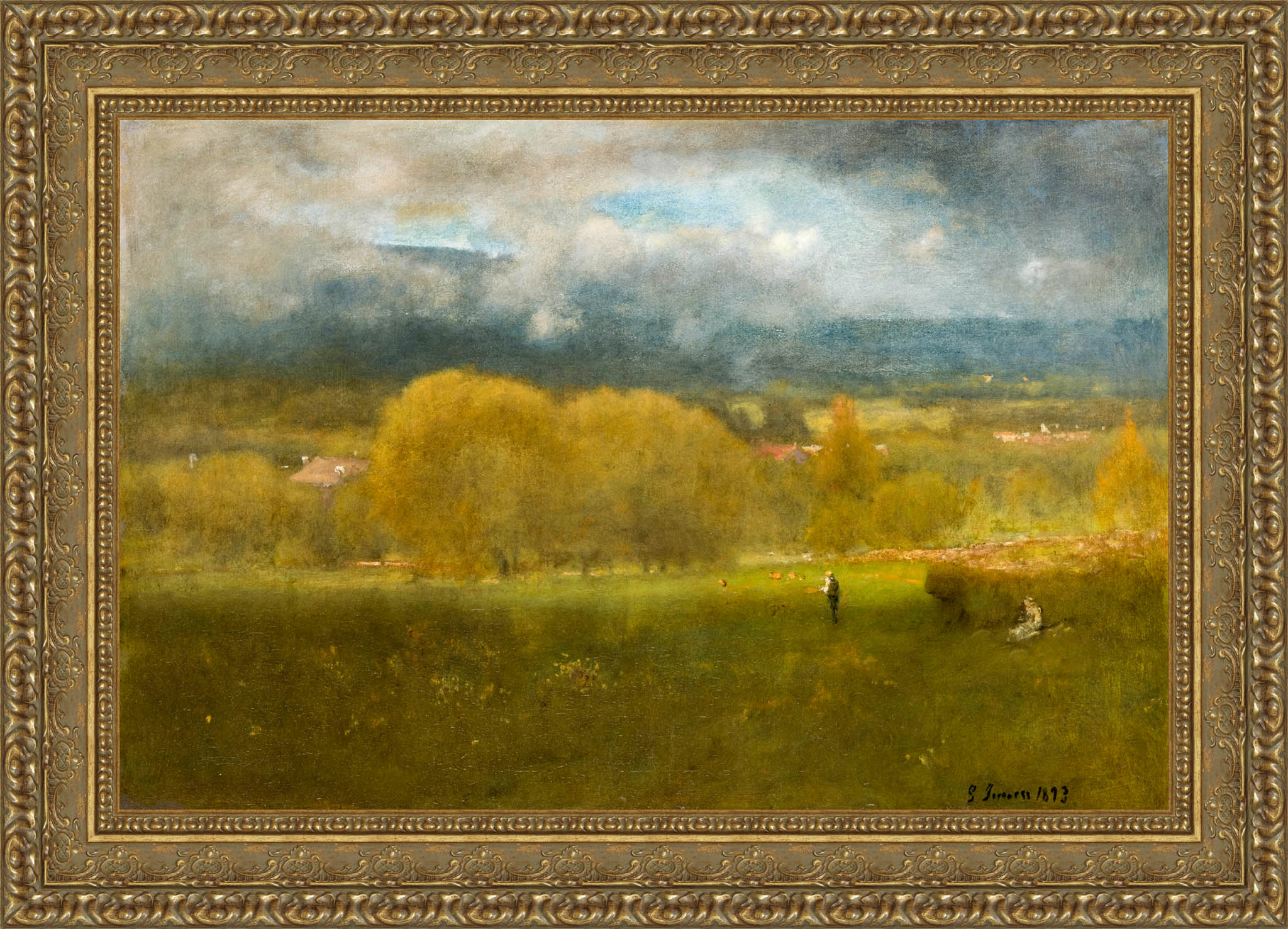 Sunlit Valley – George Inness, 1879 - Canvas Classics