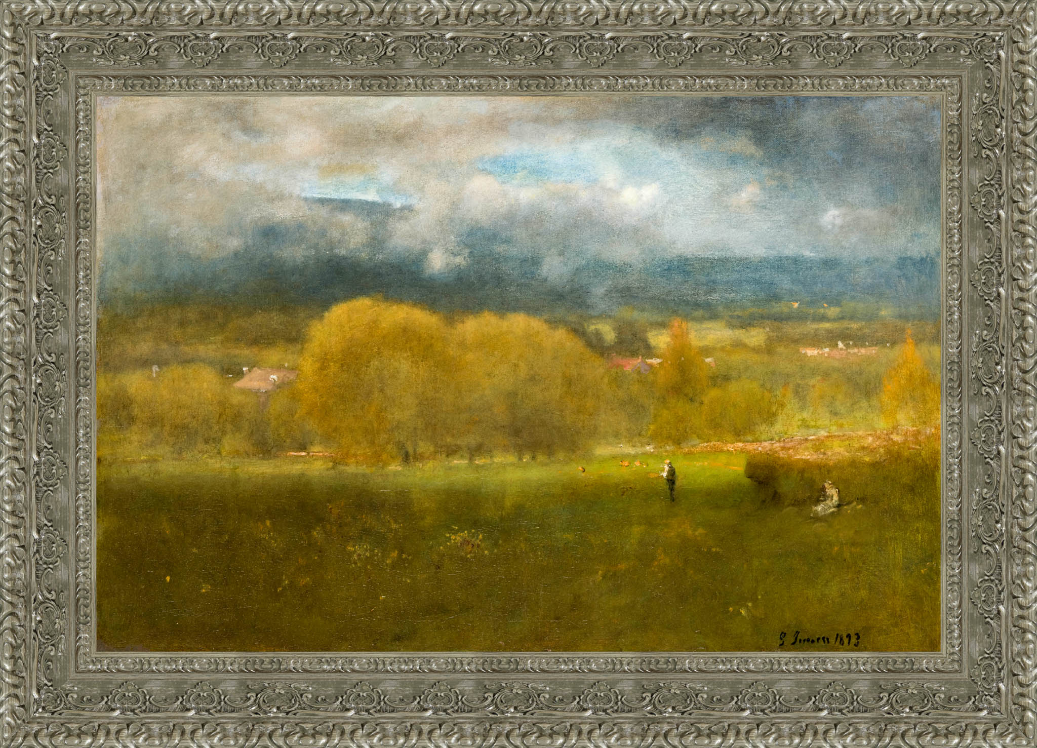 Sunlit Valley – George Inness, 1879 - Canvas Classics