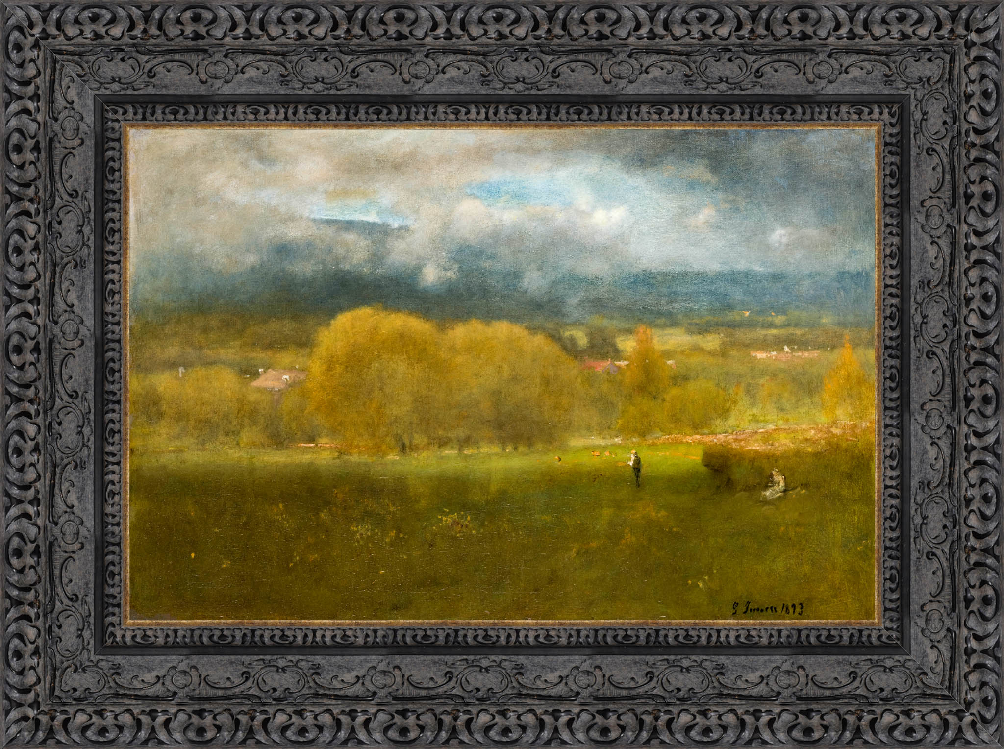 Sunlit Valley – George Inness, 1879 - Canvas Classics