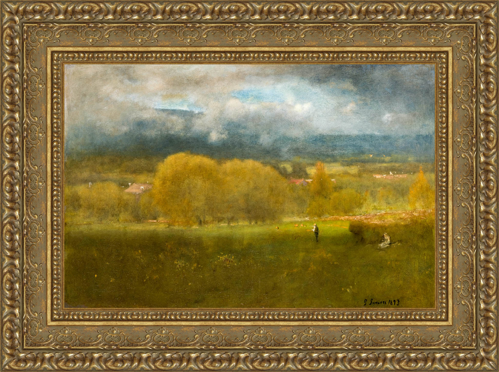Sunlit Valley – George Inness, 1879 - Canvas Classics