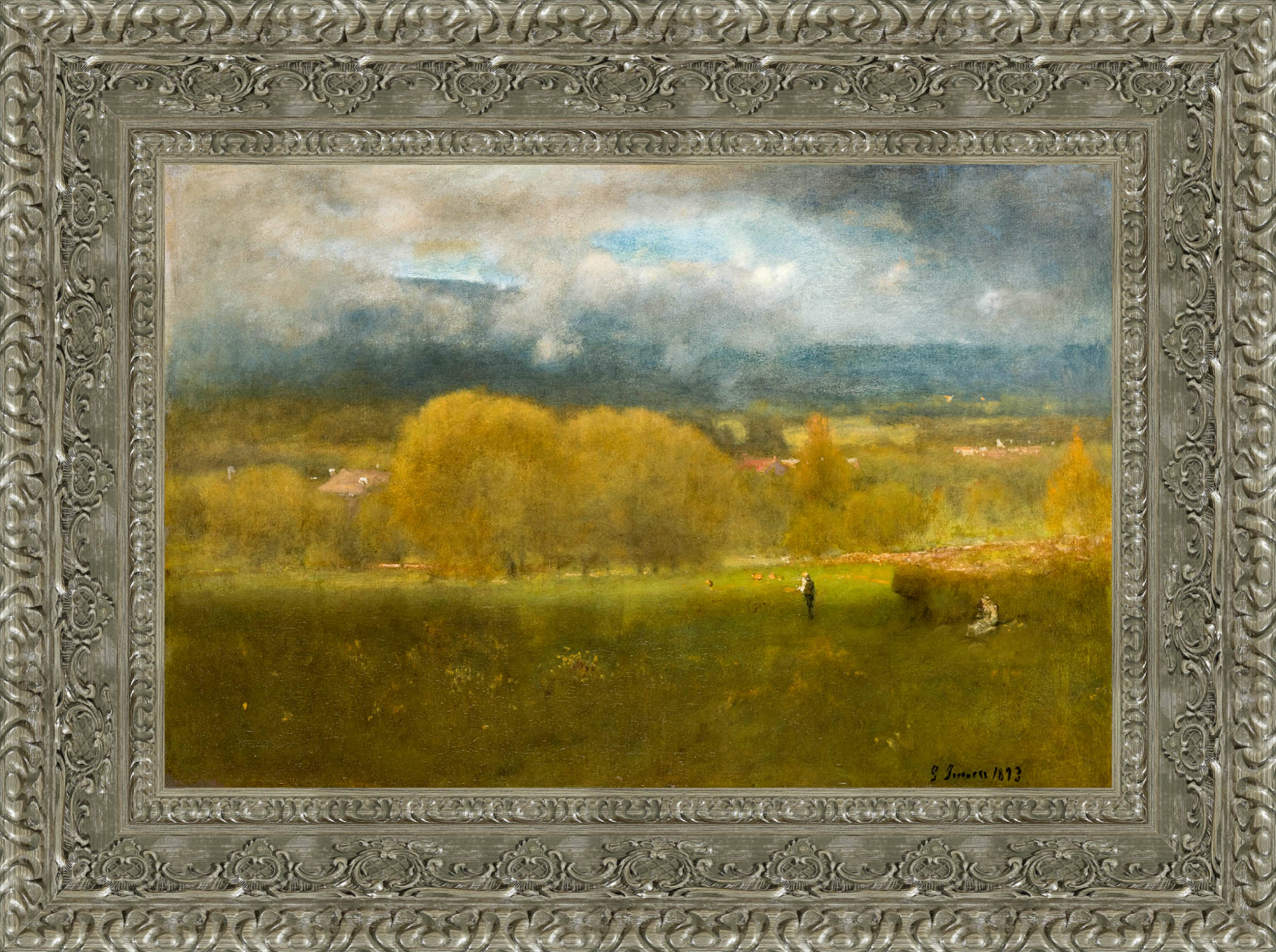 Sunlit Valley – George Inness, 1879 - Canvas Classics