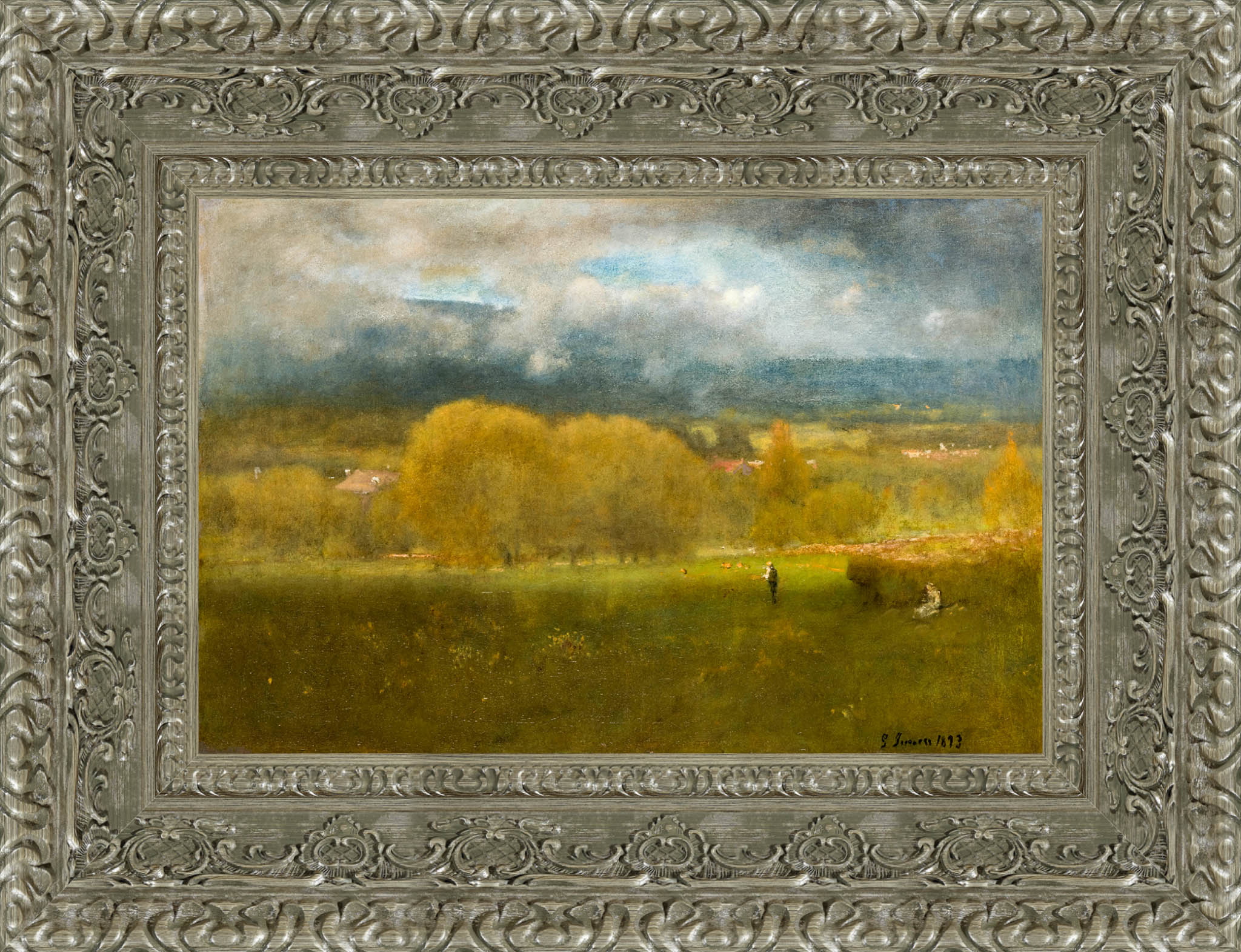 Sunlit Valley – George Inness, 1879 - Canvas Classics