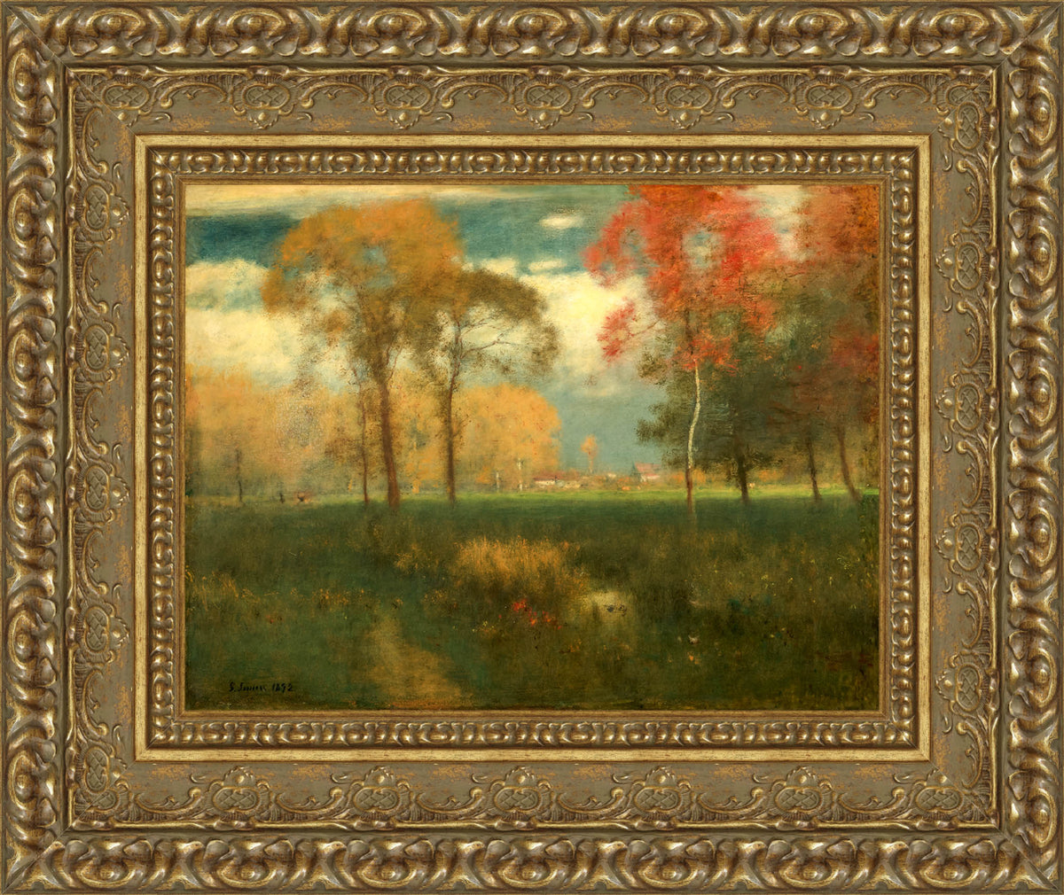 Sunny Autumn Day – George Inness, c. 1892