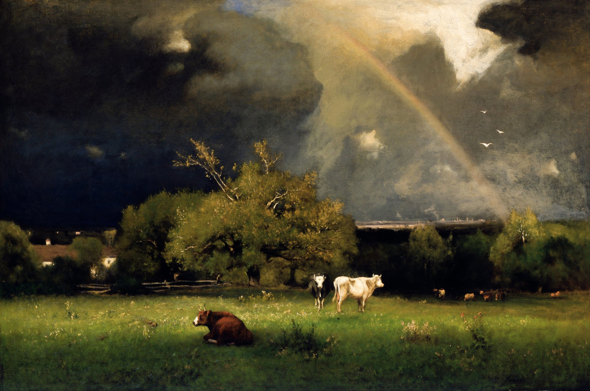 The Rainbow – George Inness, 1878, framed