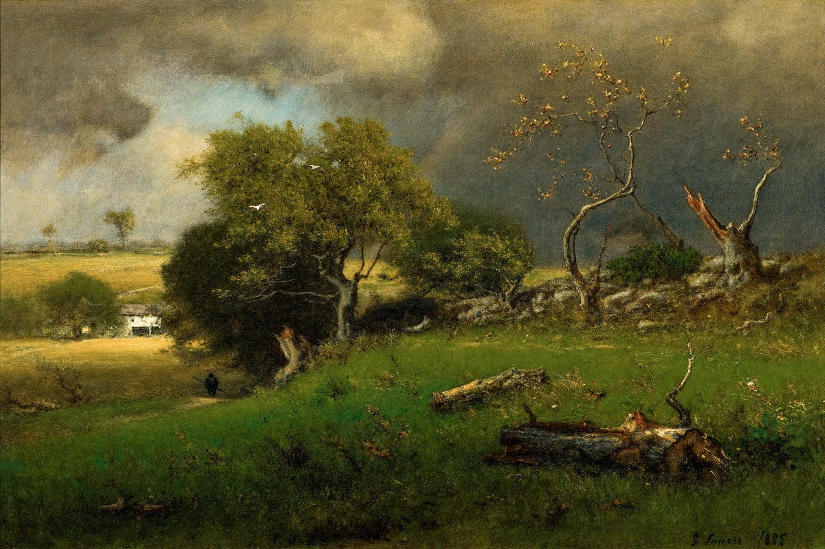 The Storm – George Inness, 1885, framed