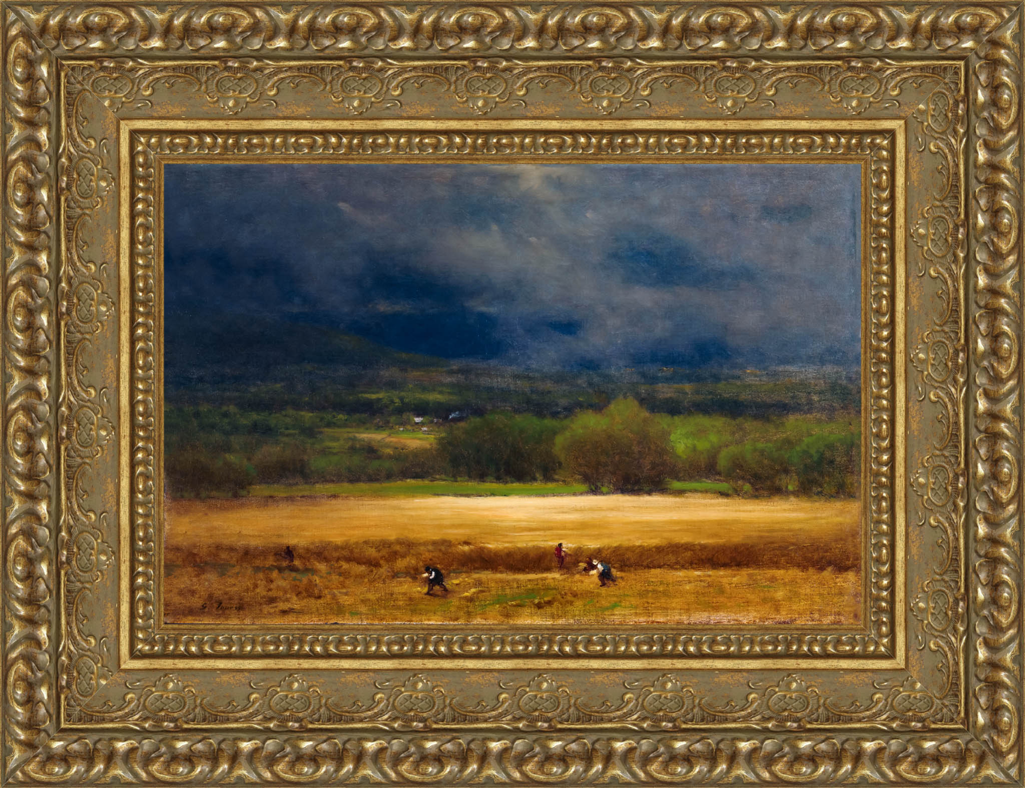 The Wheat Field – George Inness, 1875 - Canvas Classics