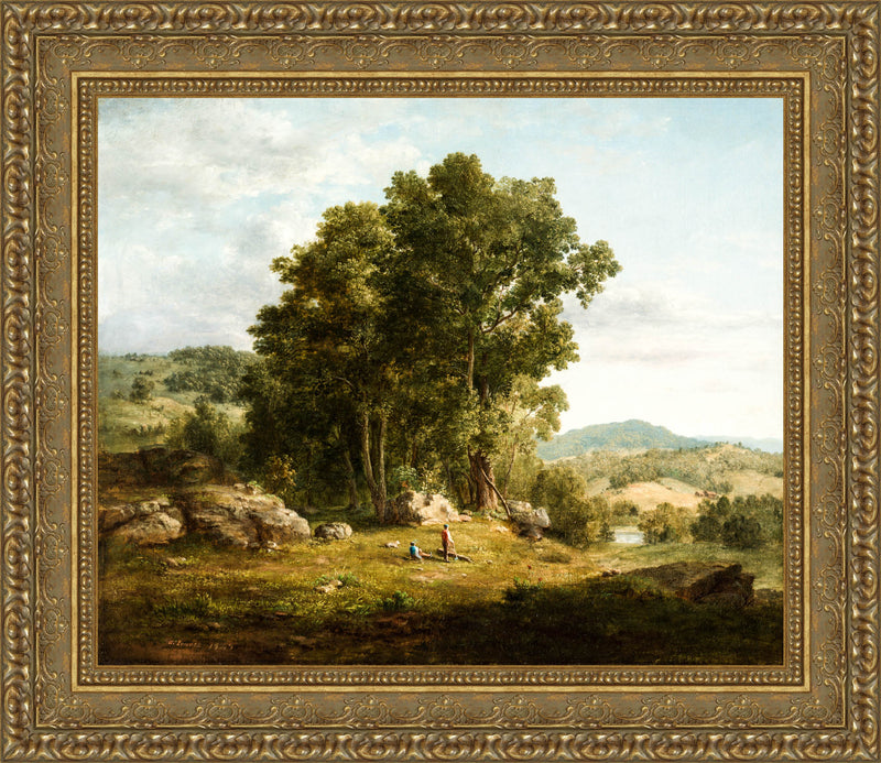 The Wood Chopper – George Inness, 1849