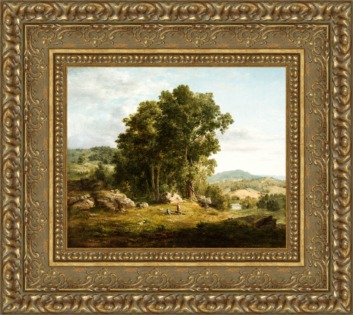 The Wood Chopper – George Inness, 1849