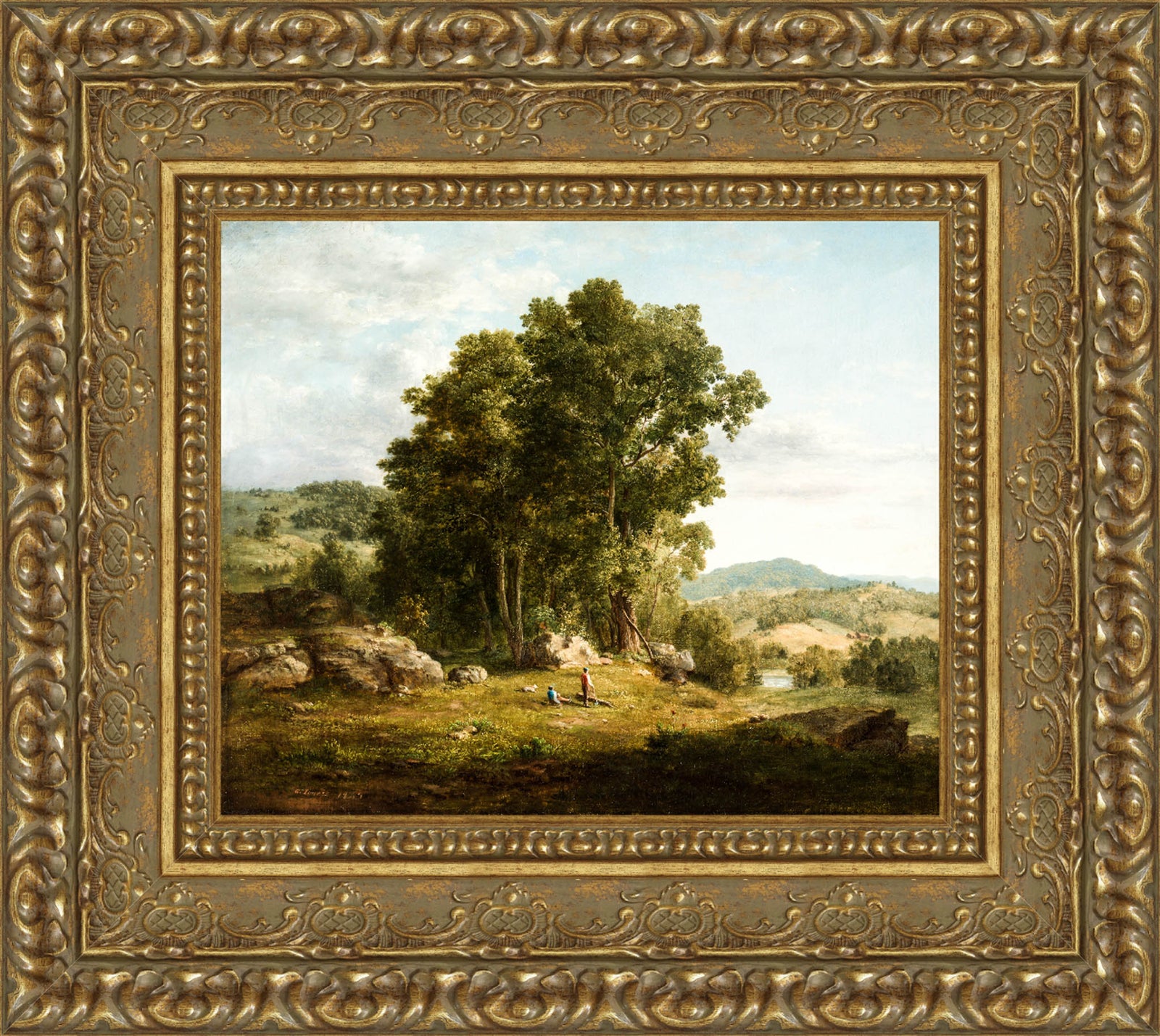 The Wood Chopper – George Inness, 1849
