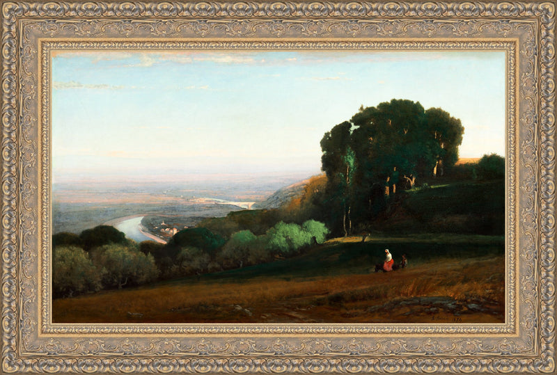 View of the Tiber Near Perugia – George Inness, 1874