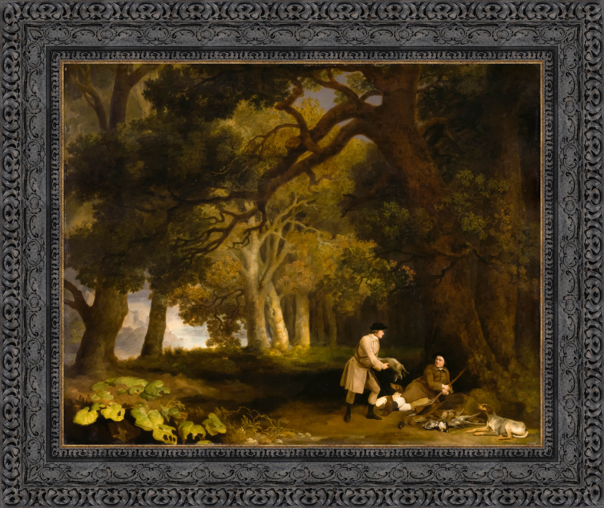 A Repose After Shooting – George Stubbs, 1770 - Canvas Classics