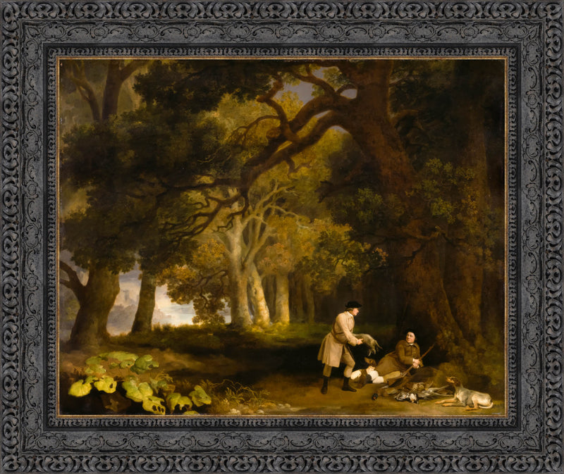 A Repose After Shooting – George Stubbs, 1770
