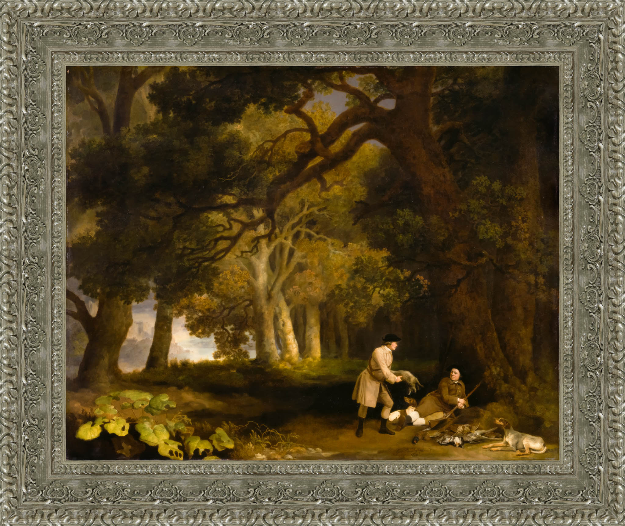 A Repose After Shooting – George Stubbs, 1770 - Canvas Classics